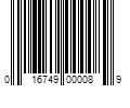 Barcode Image for UPC code 016749000089