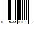 Barcode Image for UPC code 016751000077