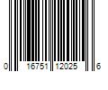 Barcode Image for UPC code 016751120256