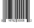 Barcode Image for UPC code 016752000052