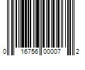 Barcode Image for UPC code 016756000072