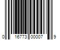 Barcode Image for UPC code 016773000079