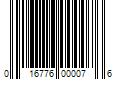 Barcode Image for UPC code 016776000076