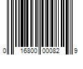 Barcode Image for UPC code 016800000829