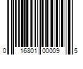 Barcode Image for UPC code 016801000095