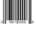 Barcode Image for UPC code 016811000085