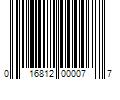 Barcode Image for UPC code 016812000077