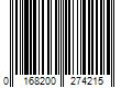 Barcode Image for UPC code 0168200274215