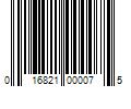 Barcode Image for UPC code 016821000075