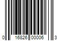 Barcode Image for UPC code 016826000063