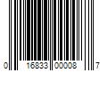 Barcode Image for UPC code 016833000087