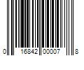 Barcode Image for UPC code 016842000078