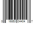 Barcode Image for UPC code 016853044047