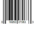 Barcode Image for UPC code 016853070633