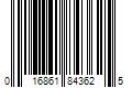 Barcode Image for UPC code 016861843625