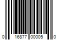 Barcode Image for UPC code 016877000050