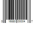 Barcode Image for UPC code 016880000047