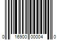 Barcode Image for UPC code 016900000040