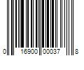 Barcode Image for UPC code 016900000378