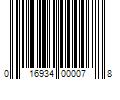 Barcode Image for UPC code 016934000078