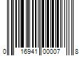 Barcode Image for UPC code 016941000078