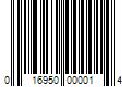 Barcode Image for UPC code 016950000014