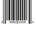 Barcode Image for UPC code 016962000064