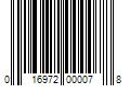 Barcode Image for UPC code 016972000078