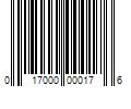 Barcode Image for UPC code 017000000176