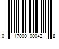 Barcode Image for UPC code 017000000428