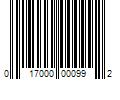 Barcode Image for UPC code 017000000992