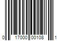 Barcode Image for UPC code 017000001081