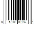 Barcode Image for UPC code 017000001661