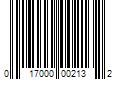 Barcode Image for UPC code 017000002132