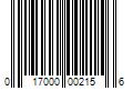 Barcode Image for UPC code 017000002156