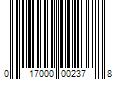 Barcode Image for UPC code 017000002378