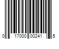 Barcode Image for UPC code 017000002415