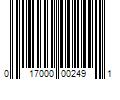 Barcode Image for UPC code 017000002491