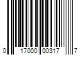 Barcode Image for UPC code 017000003177