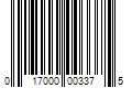 Barcode Image for UPC code 017000003375