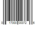 Barcode Image for UPC code 017000003726