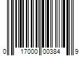 Barcode Image for UPC code 017000003849