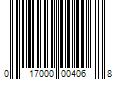 Barcode Image for UPC code 017000004068