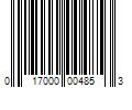 Barcode Image for UPC code 017000004853