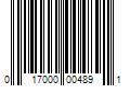 Barcode Image for UPC code 017000004891