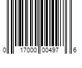 Barcode Image for UPC code 017000004976