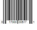 Barcode Image for UPC code 017000005171