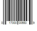 Barcode Image for UPC code 017000005539