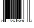 Barcode Image for UPC code 017000006482