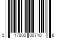 Barcode Image for UPC code 017000007106